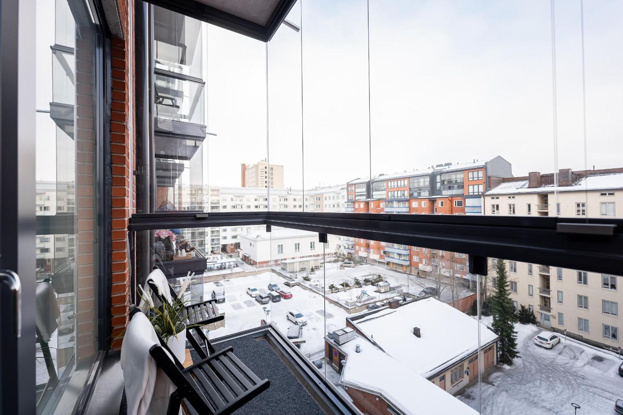 탐페레 Great Location, Quiet And New With Balcony&Cafe 아파트 외부 사진